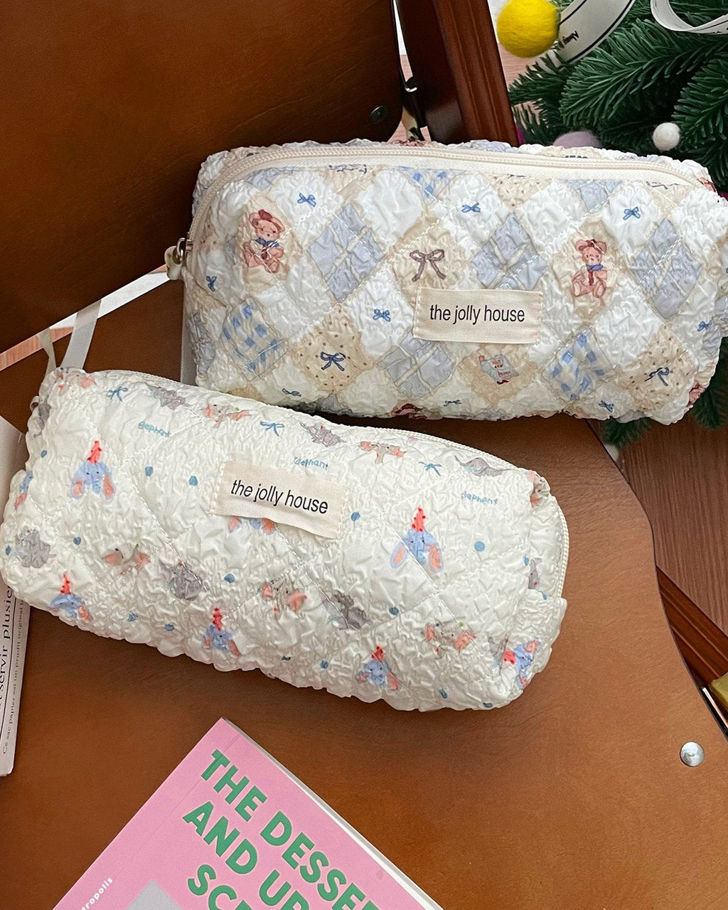 ヴィンテージキルティングポーチ