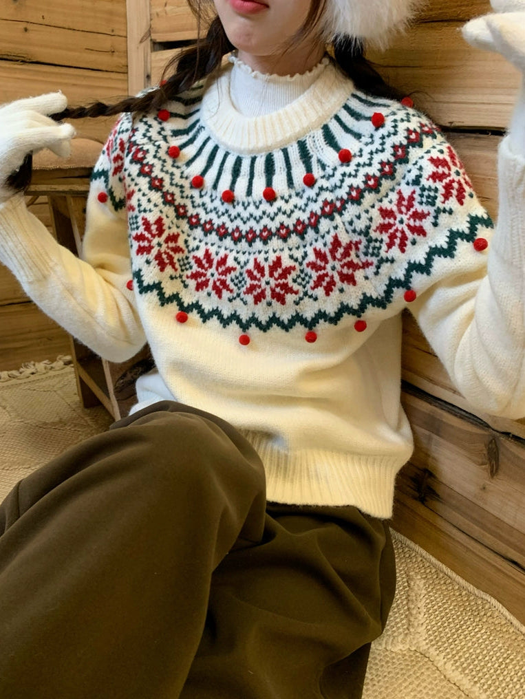 ノルディッククリスマスニット