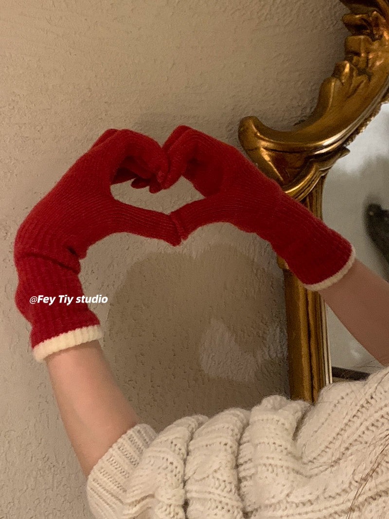 スプリットフィンガーカラーグローブ