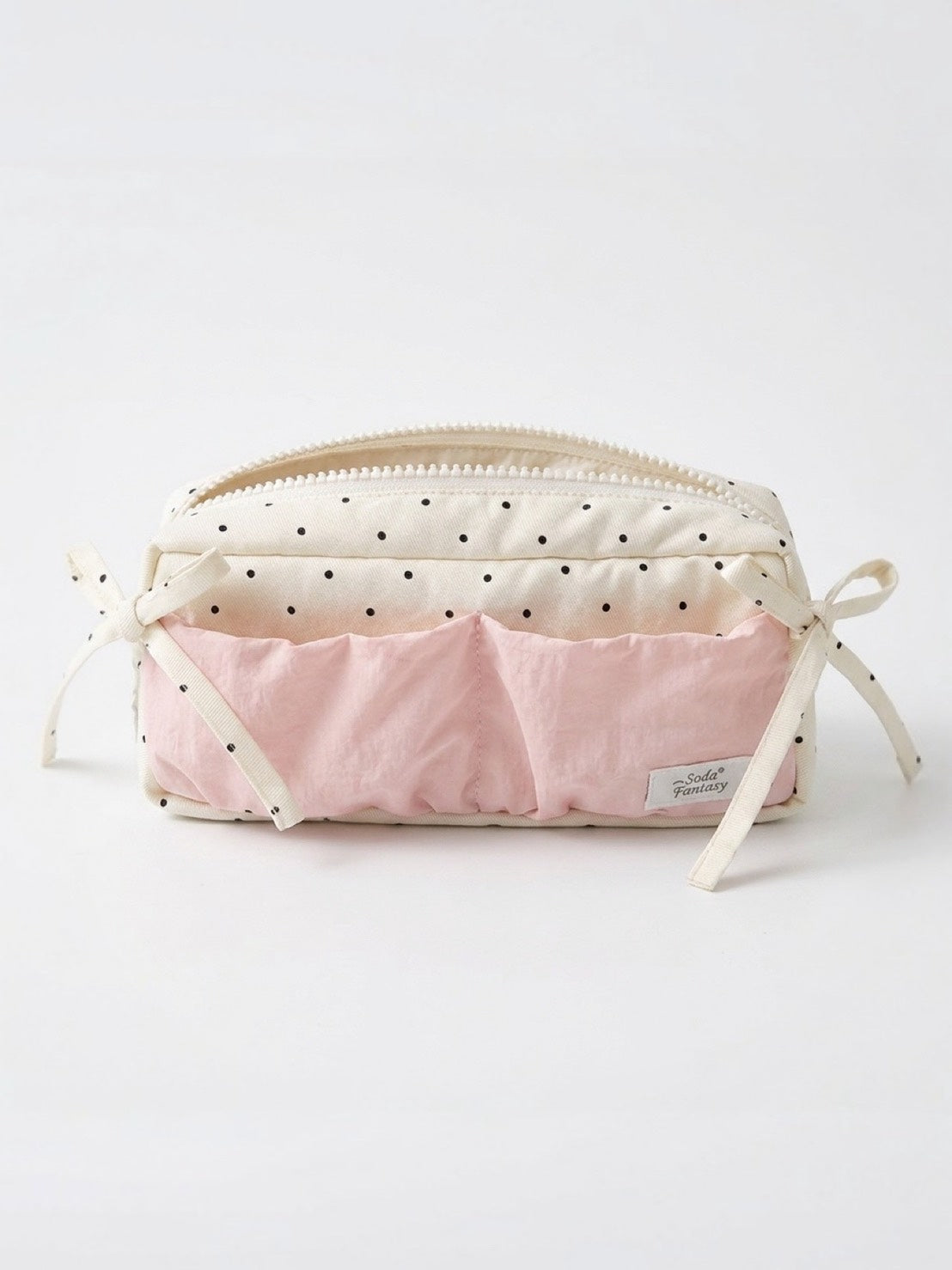 リボンフリル大容量ペンポーチ