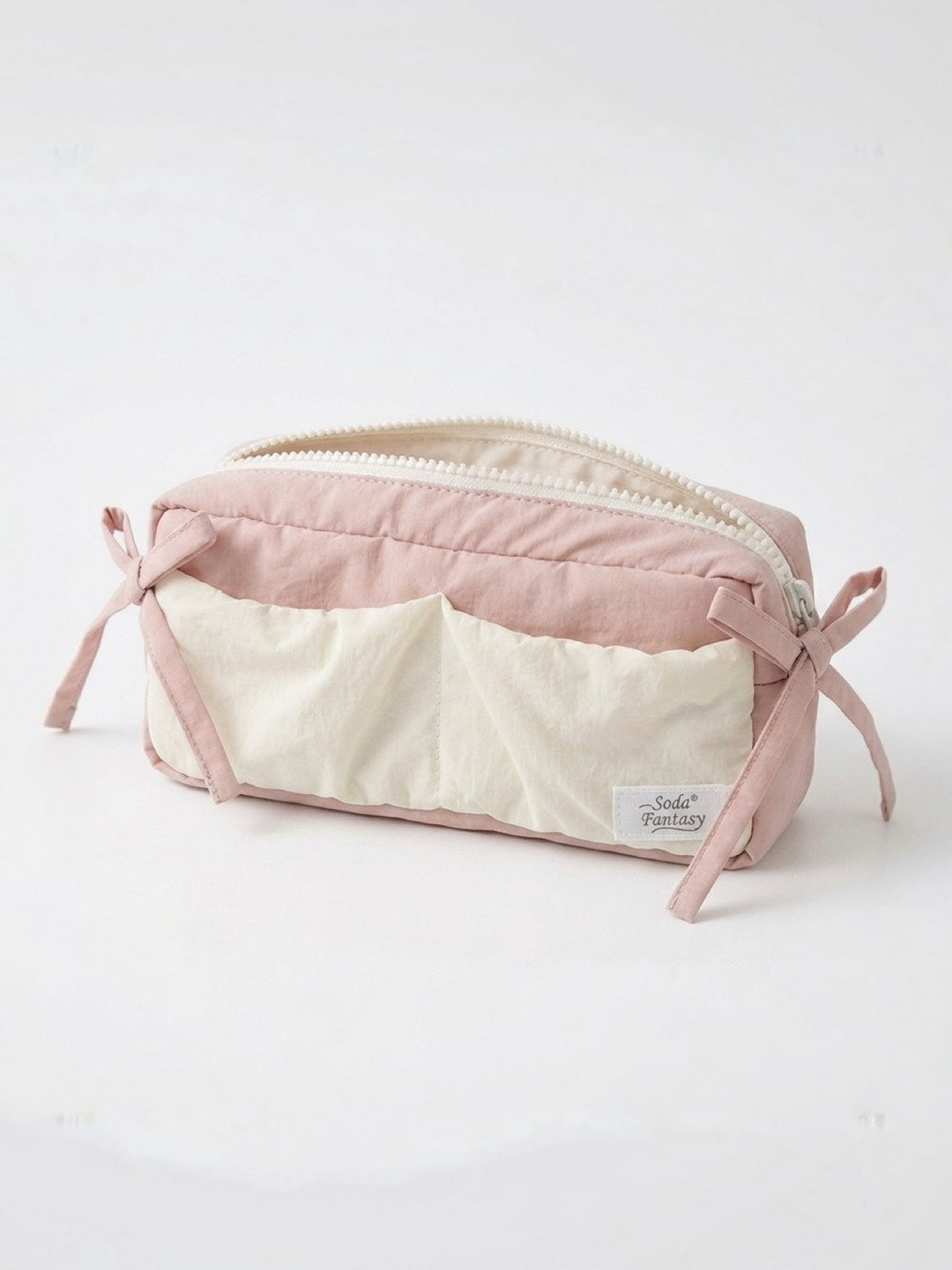 リボンフリル大容量ペンポーチ