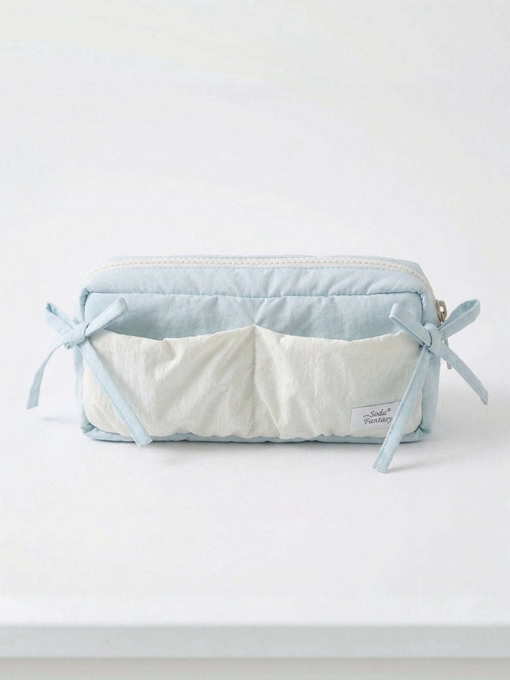 リボンフリル大容量ペンポーチ