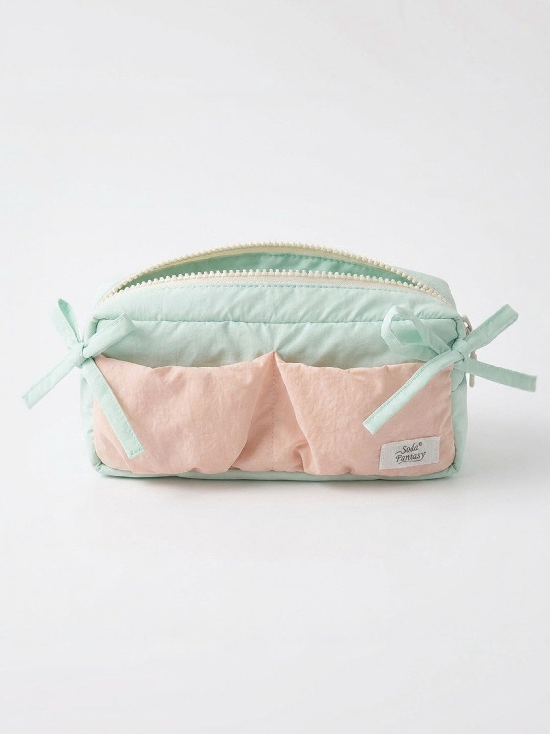 リボンフリル大容量ペンポーチ