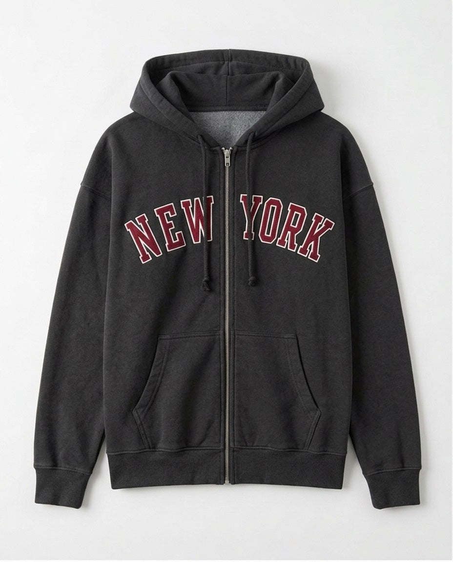 【めめ】 FOXEY NEW YORK パーカー ネイビー 40 NEW YORK ジップパーカー – Meari cheek